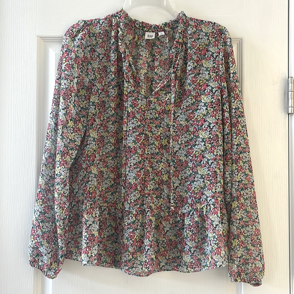 Gap Sheer Floral Blouse - S